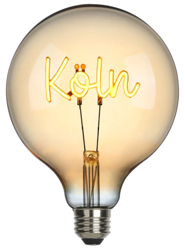 SOMPEX LED-Filament Leuchtmittel Köln Ø12,5cm