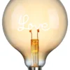SOMPEX LED-Filament Leuchtmittel Love Ø12,5cm