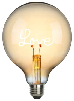 SOMPEX LED-Filament Leuchtmittel Love Ø12,5cm