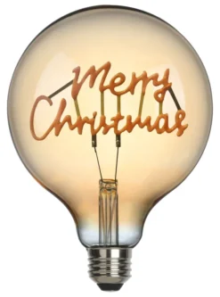 SOMPEX LED-Filament Leuchtmittel Merry Christmas Ø12,5cm