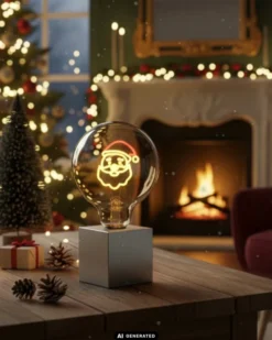 SOMPEX LED-Filament Leuchtmittel Santa Ø12,5cm
