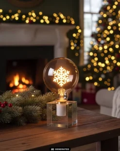 SOMPEX LED-Filament Leuchtmittel Schneeflocke Ø12,5cm