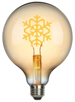 SOMPEX LED-Filament Leuchtmittel Schneeflocke Ø12,5cm