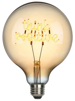 SOMPEX LED-Filament Leuchtmittel Think Positive Ø12,5cm