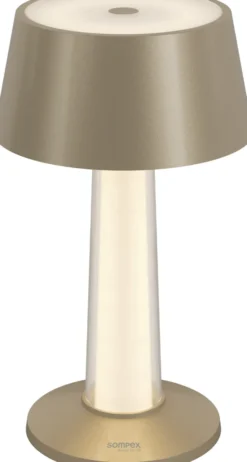 SOMPEX LULU Akku-Tischleuchte champagner metallic
