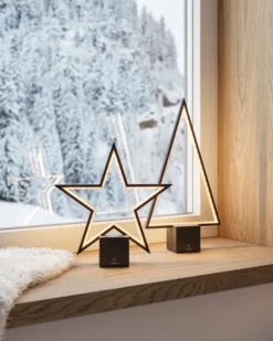 SOMPEX PINE 2.0 Akku-Tischleuchte 47cm schwarz
