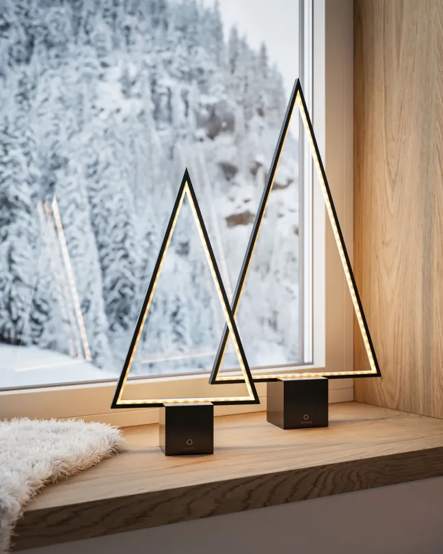 SOMPEX PINE 2.0 Akku-Tischleuchte 66cm schwarz