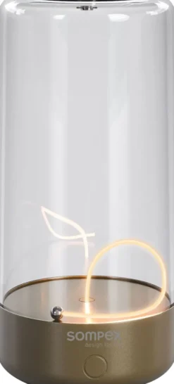SOMPEX PULSE Akku-Tischleuchte gold