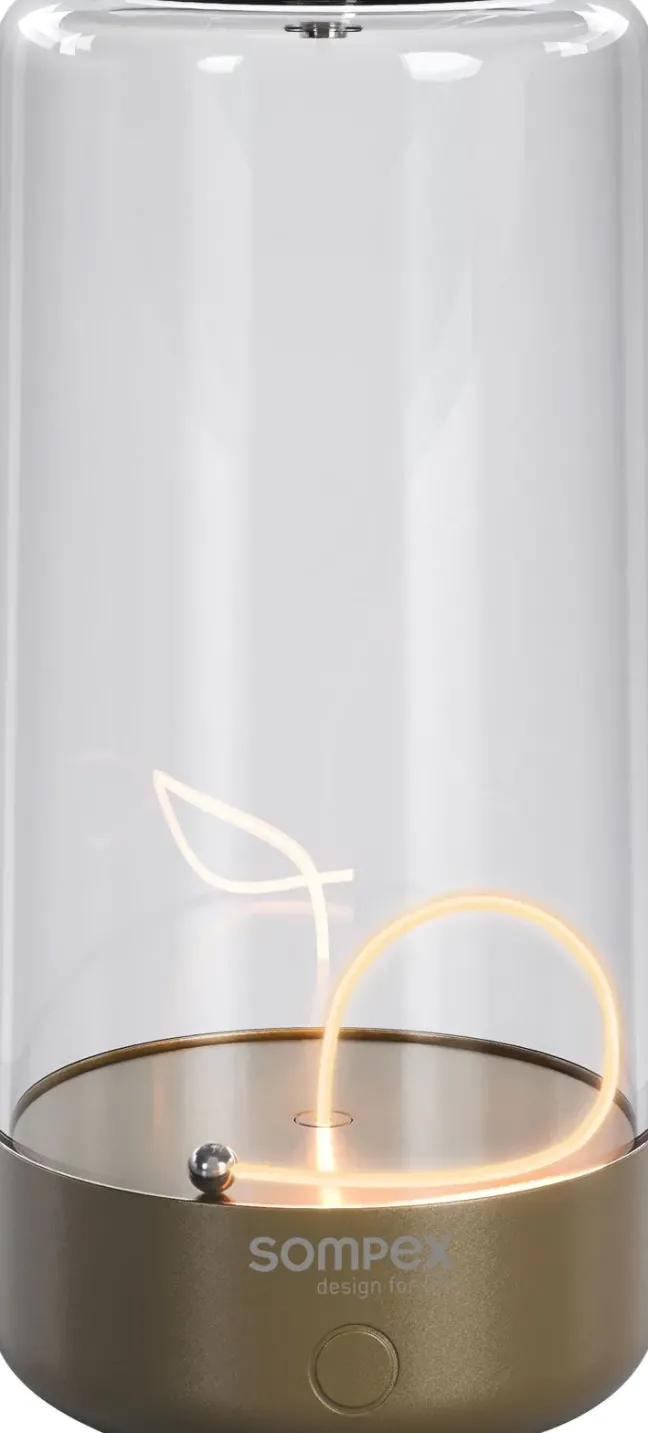SOMPEX PULSE Akku-Tischleuchte gold