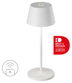 SOMPEX SEOUL MICRO RC Akkutischleuchte mit Ladestation weiß