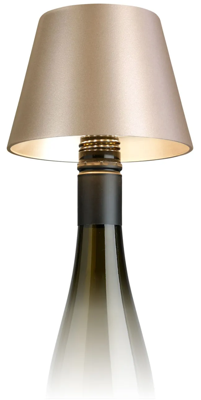 SOMPEX TOP 2.0 RGBW-Akku-Flaschenleuchte champagner