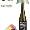SOMPEX TOP 2.0 RGBW-Akku-Flaschenleuchte grün metallic