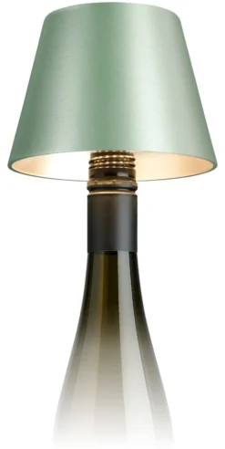 SOMPEX TOP 2.0 RGBW-Akku-Flaschenleuchte grün metallic