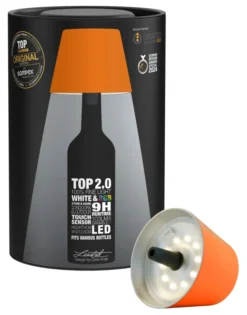 SOMPEX TOP 2.0 RGBW-Akku-Flaschenleuchte Orange