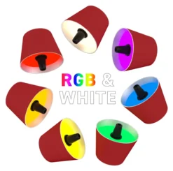 SOMPEX TOP 2.0 RGBW-Akku-Flaschenleuchte Rot