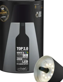 SOMPEX TOP 2.0 RGBW-Akku-Flaschenleuchte Schwarz