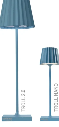 SOMPEX TROLL 2.0 Akku-Tischleuchte Blau