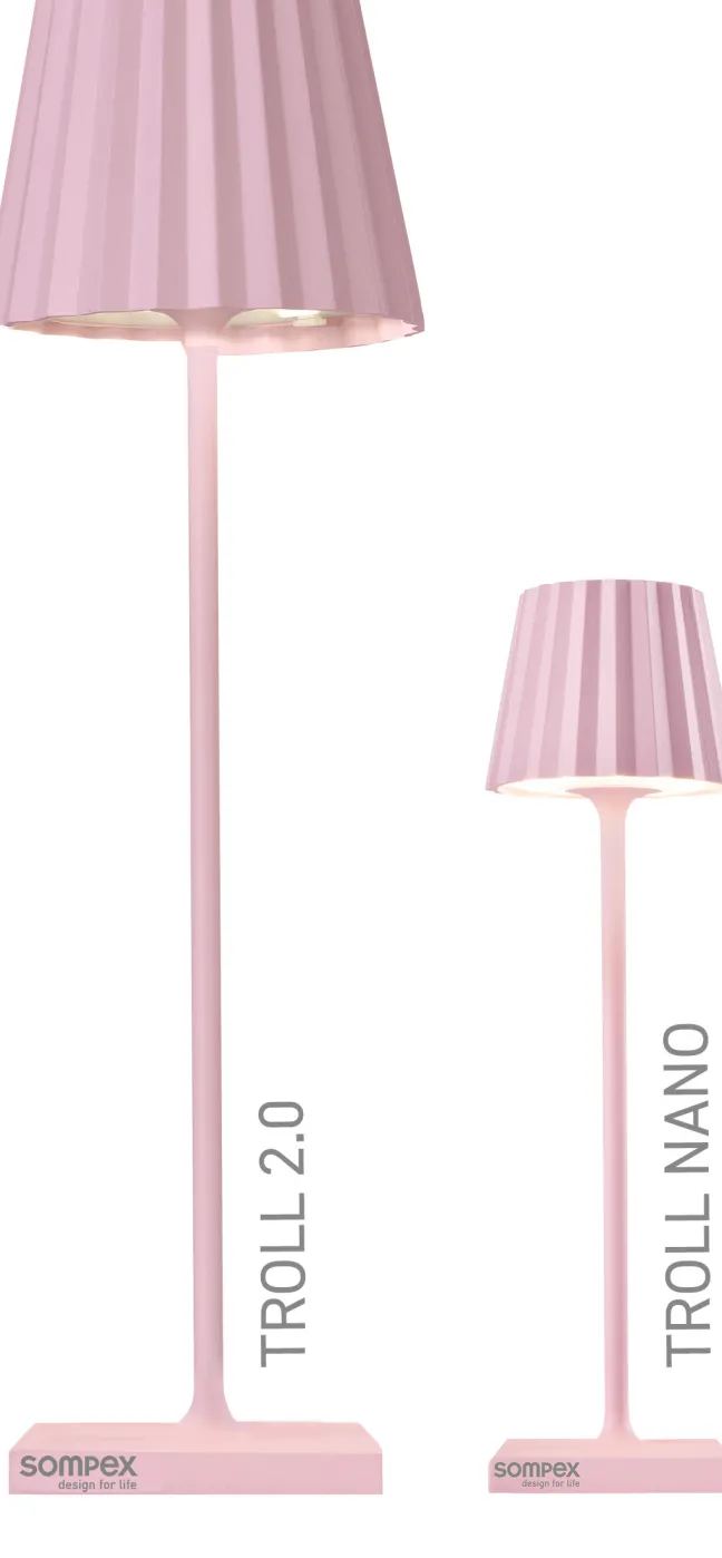 SOMPEX TROLL NANO Outdoorleuchte Pink