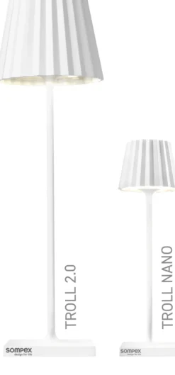 SOMPEX TROLL NANO Outdoorleuchte Weiß