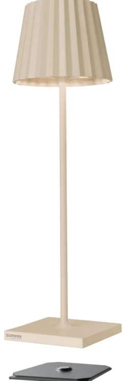 SOMPEX TROLL RC Akku-Tischleuchte In- & Outdoor fernbedienbar sand