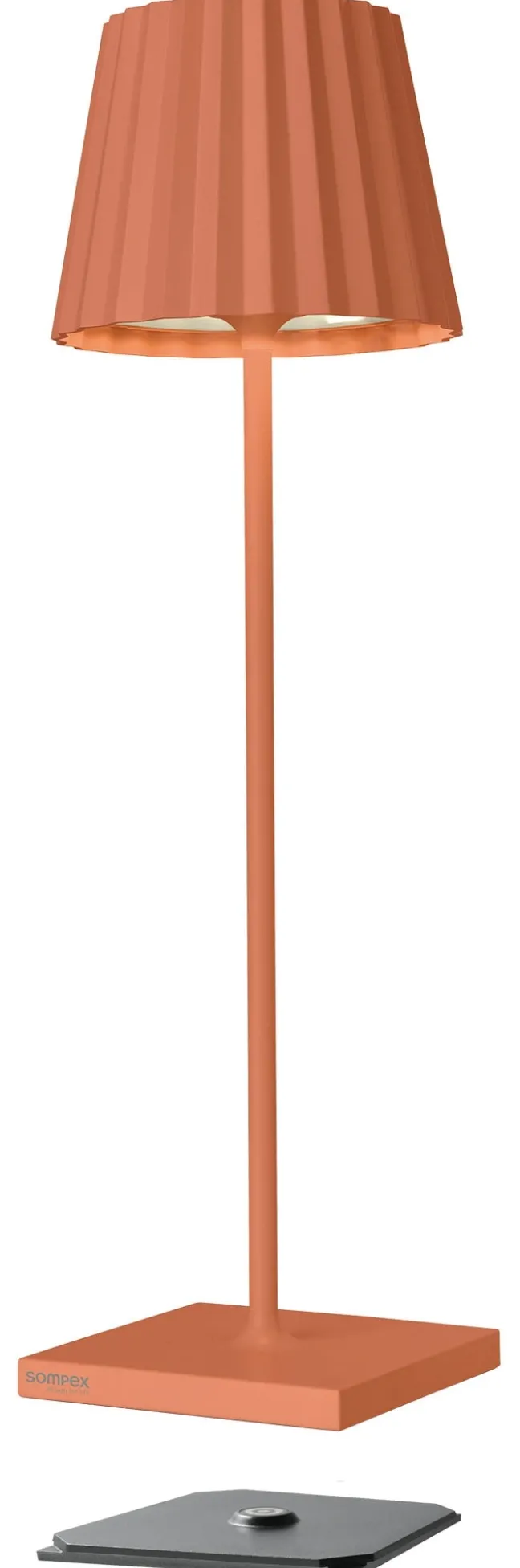 SOMPEX TROLL RC Akku-Tischleuchte In- & Outdoor fernbedienbar orange