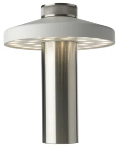 SOMPEX TURN Outdoorleuchte weiß/silber