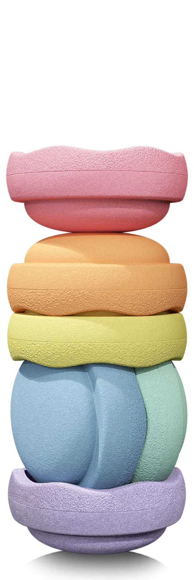 Stapelstein® Original 6er Set rainbow pastel 100331