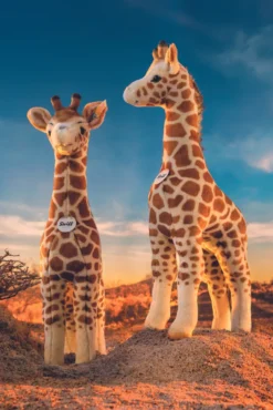 Steiff Bendy Giraffe 45cm beige/braun 68041