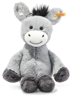 Steiff Dinkie Esel 30cm graublau 73748