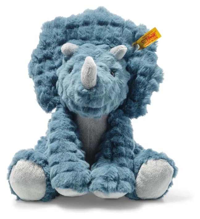 Steiff Dixi Triceratops 28cm sitzend petrol 87806
