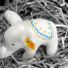 Steiff Elefäntle mit Rassel 10cm creme 241147
