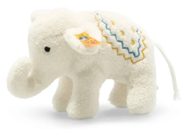 Steiff Elefäntle mit Rassel 10cm creme 241147