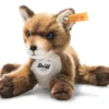 Steiff Foxy Babyfuchs 19cm braun liegend 74035