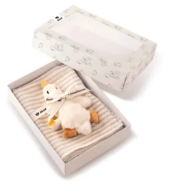 Steiff Geschenkset Gilda Gans Greifling mit Rassel und Spucktuch