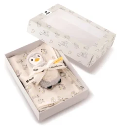Steiff Geschenkset Lio Pinguin Greifling 2tlg.