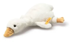 Steiff Gilda Gans Rassel 21cm weiß