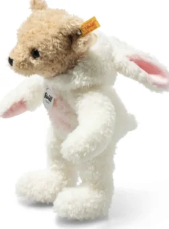 Steiff Hoodie-Teddybär Hase 27cm weiß 114052