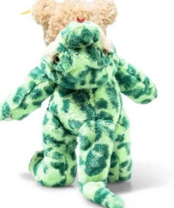 Steiff Hoodie-Teddybär Schlange 27cm grün