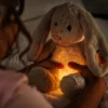 Steiff Hoppie Hase 28cm hellgrau mit Nachtlicht