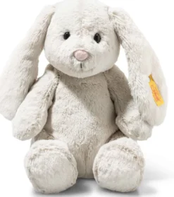 Steiff Hoppie Hase 28cm hellgrau mit Nachtlicht
