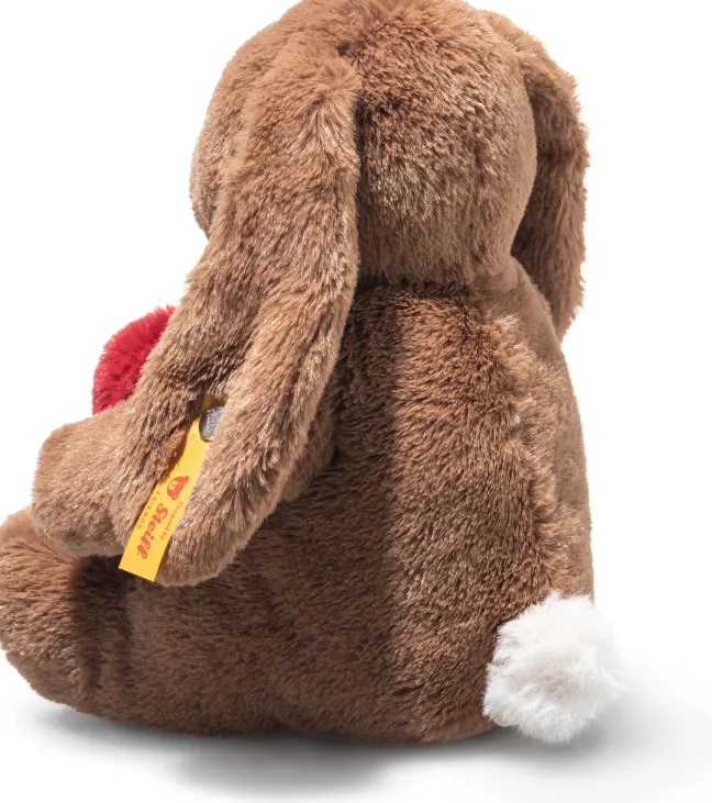 Steiff Hoppie Hase Love 16cm braun