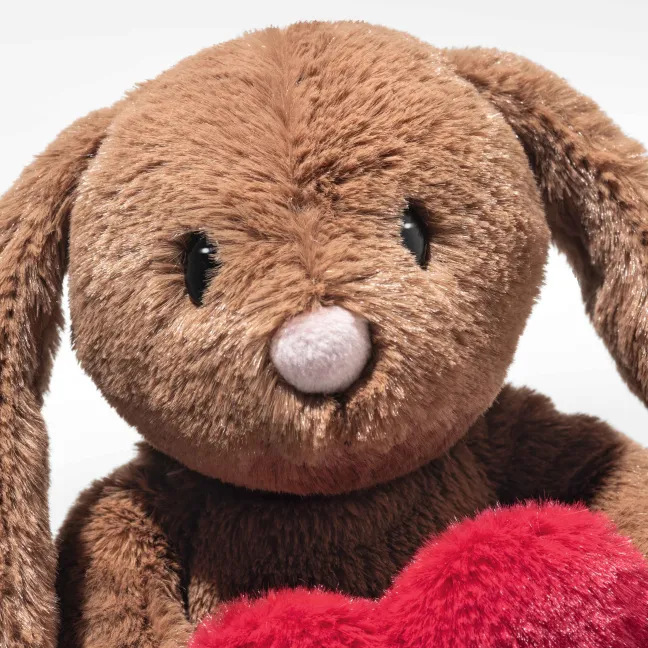 Steiff Hoppie Hase Love 16cm braun