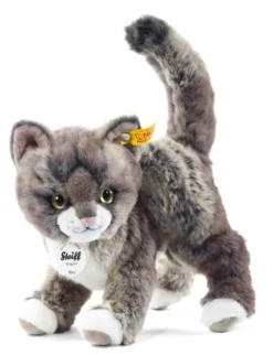 Steiff Kitty Katze 25cm grau/beige stehend 99335