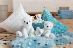 Steiff Lasse Eisbär 28cm weiß sitzend