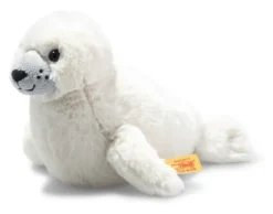 Steiff Robbe Aro Heuler 20cm weiß 63886