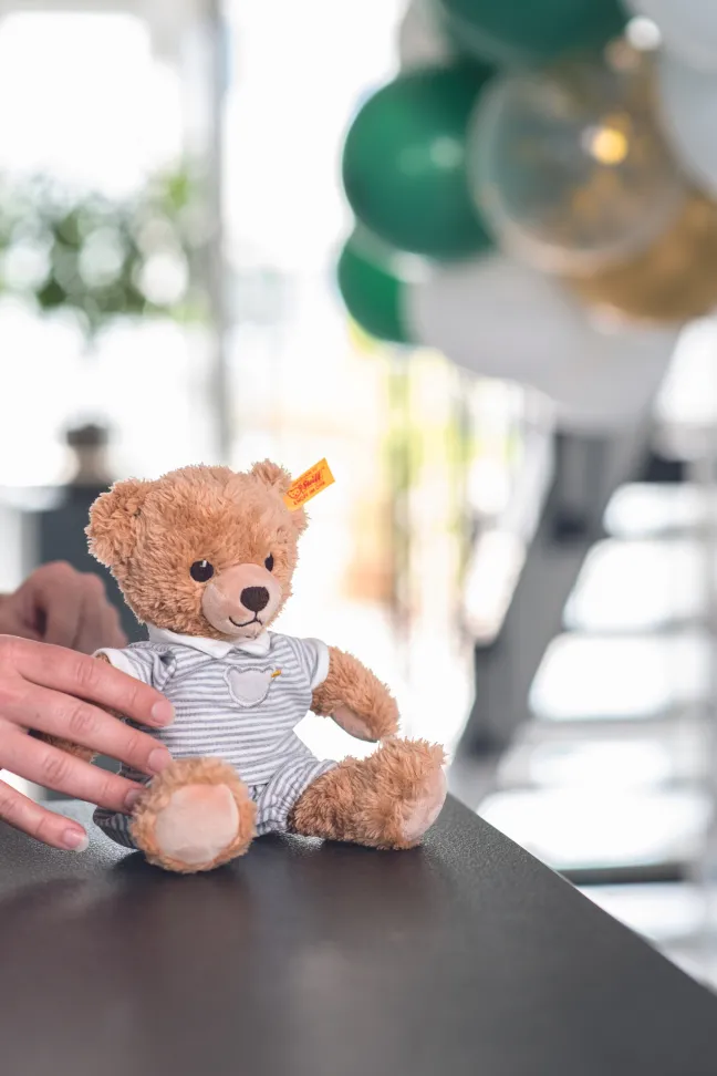 Steiff Schlaf Gut Bär 25cm grau 239908