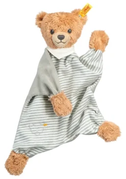 Steiff Schlaf Gut Bär Schmusetuch 30cm grau 239915