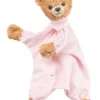 Steiff Schlaf Gut Bär Schmusetuch 30cm rosa 239533