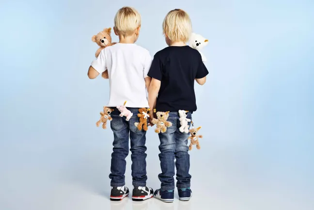 Steiff Schlüsselanhänger Teddybär Fynn 12cm beige