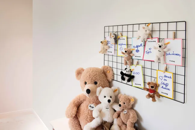 Steiff Schlüsselanhänger Teddybär Fynn 12cm beige